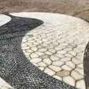  黄金麻冰裂缝室外铺装效果完美展示