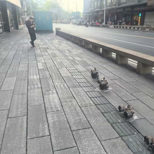 仿古石铺装效果