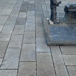 仿古石铺装效果