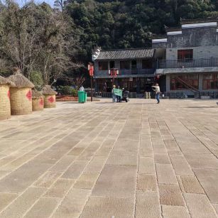 仿古石铺装效果