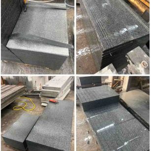  芝麻黑地铺石材