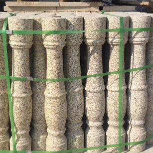 黄金麻石栏杆扶手