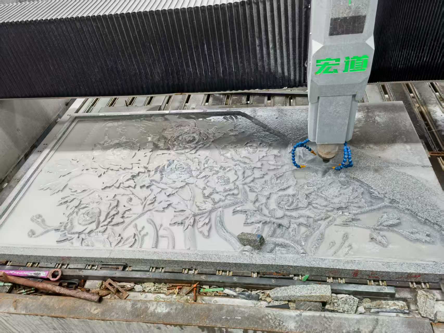  别墅墙面石材雕刻