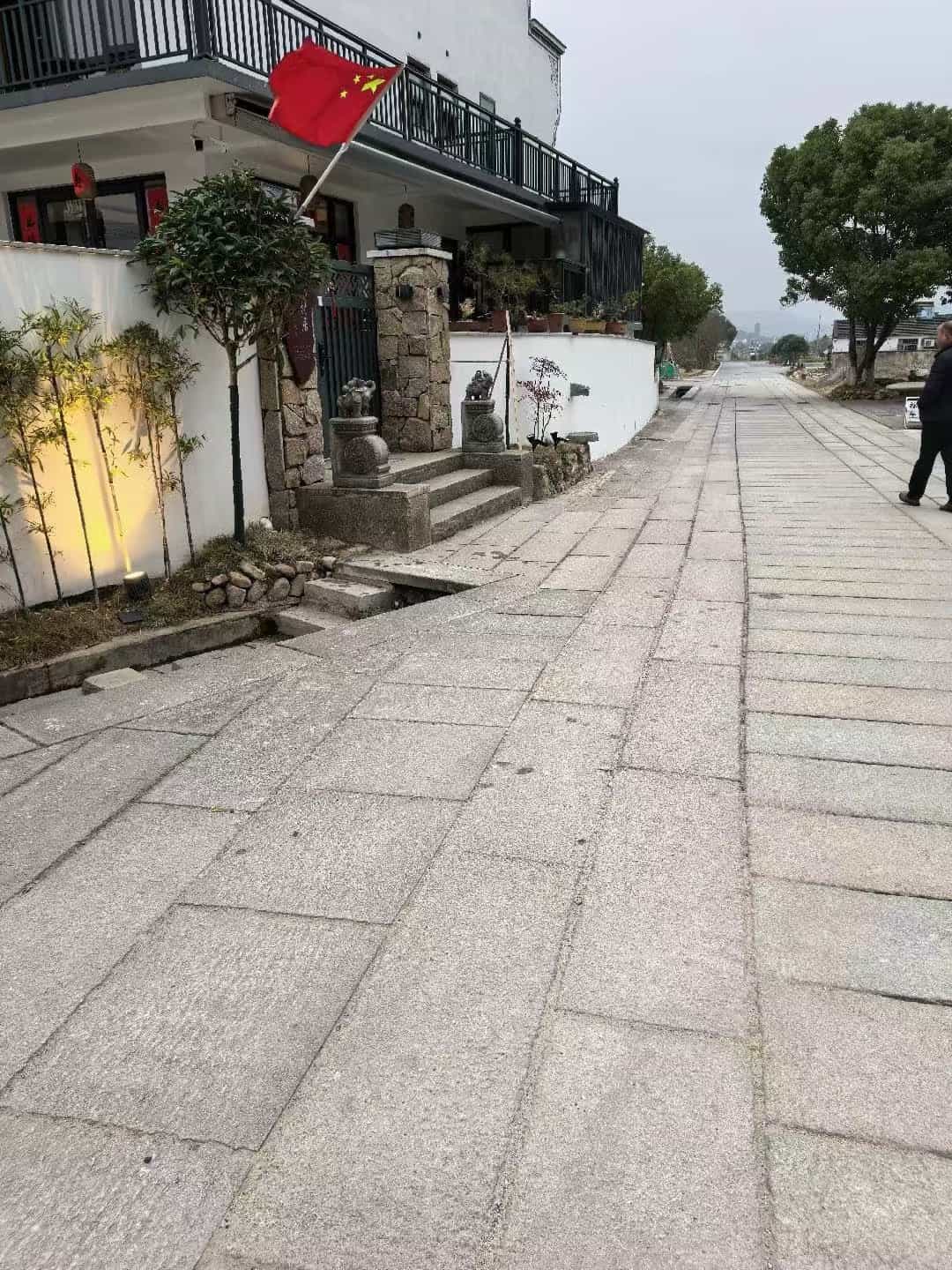仿古石铺装效果