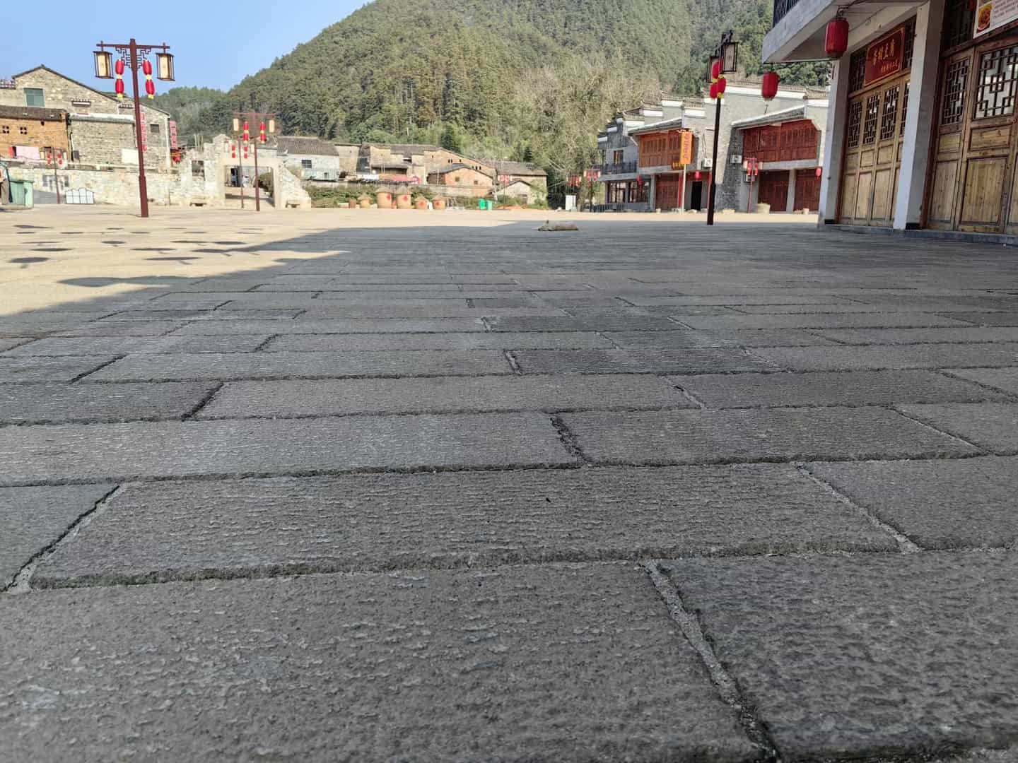仿古石铺装效果