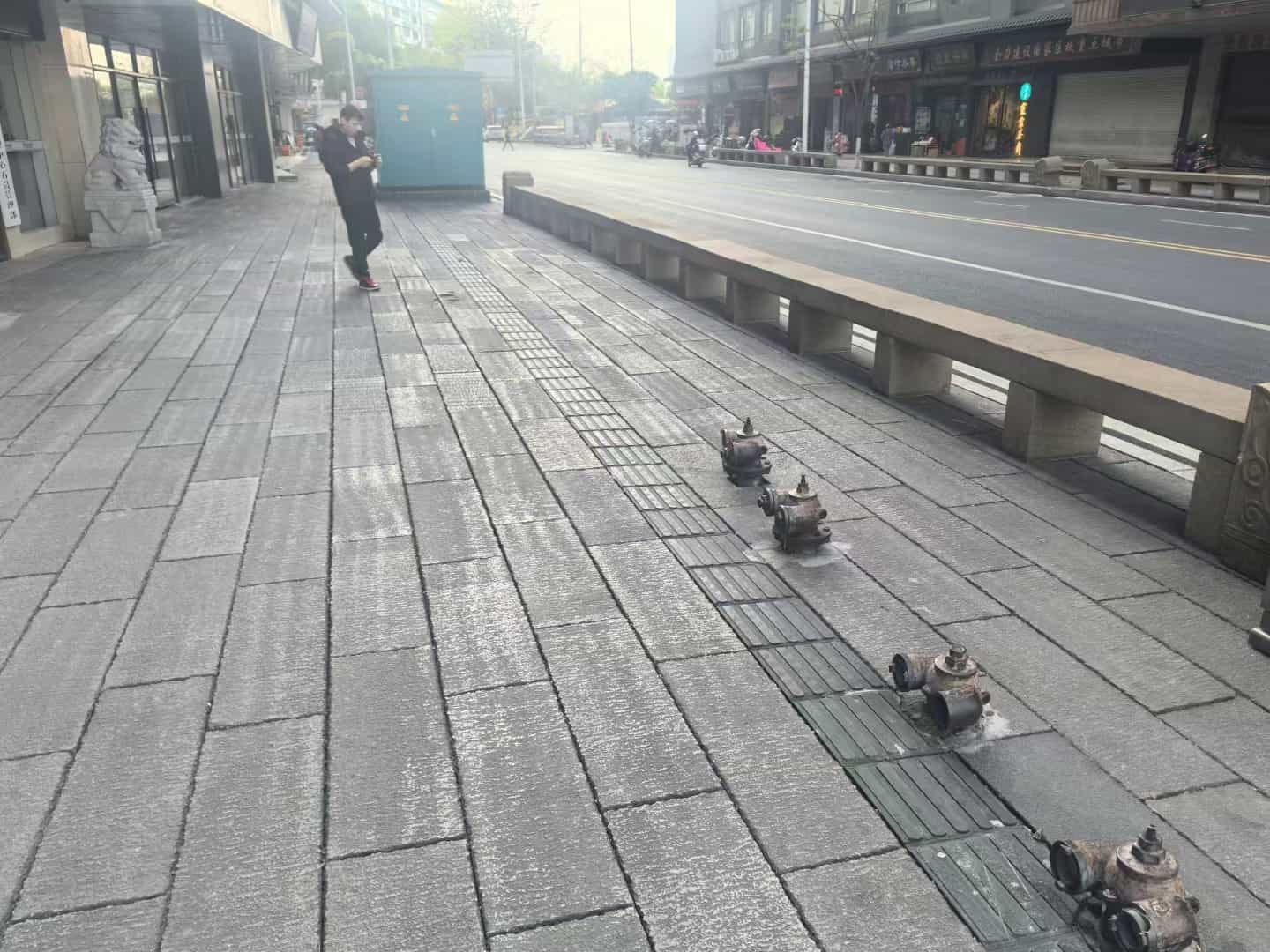仿古石铺装效果