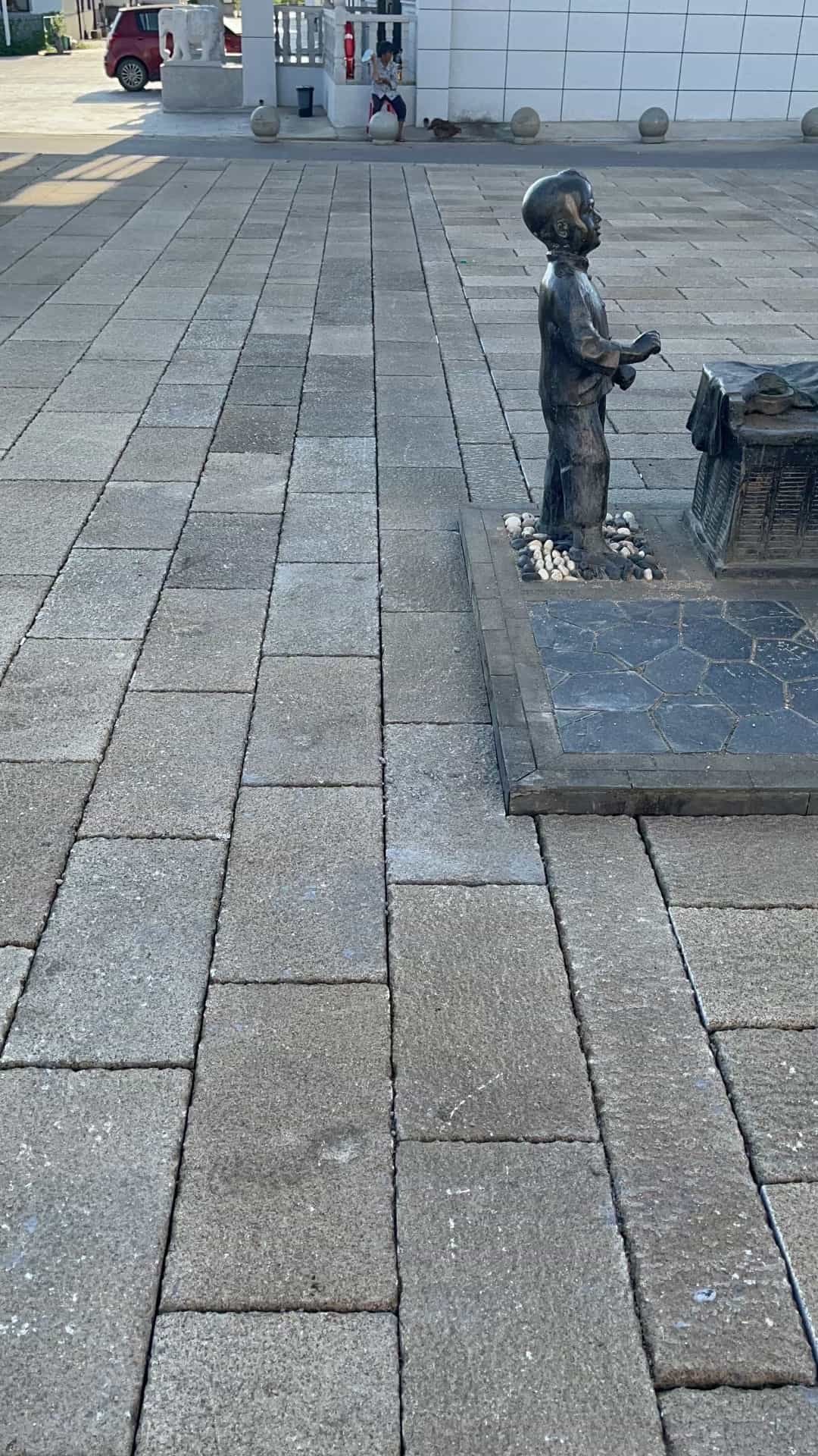 仿古石铺装效果