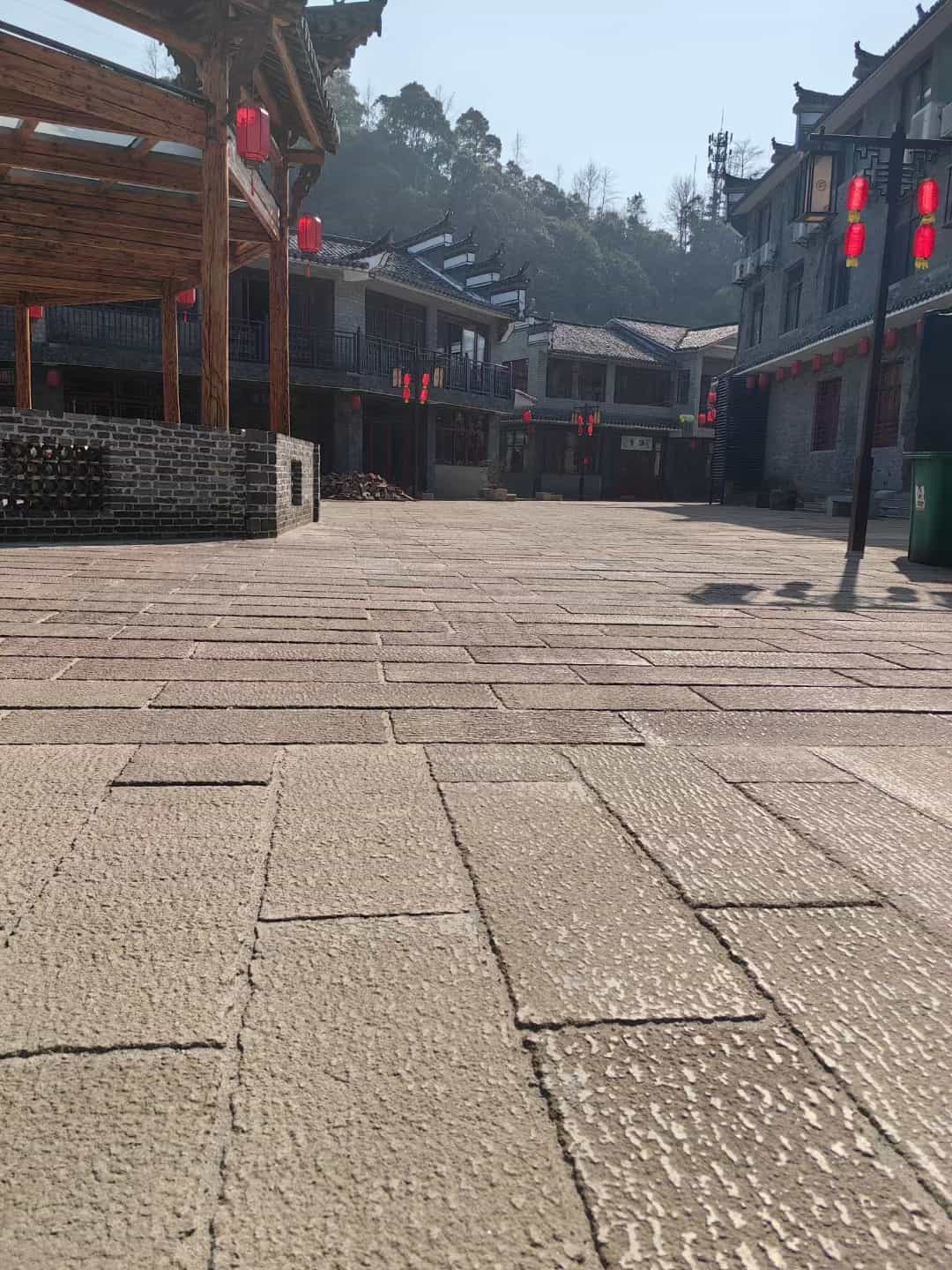 仿古石铺装效果